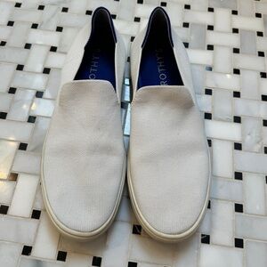 White Rothy loafer